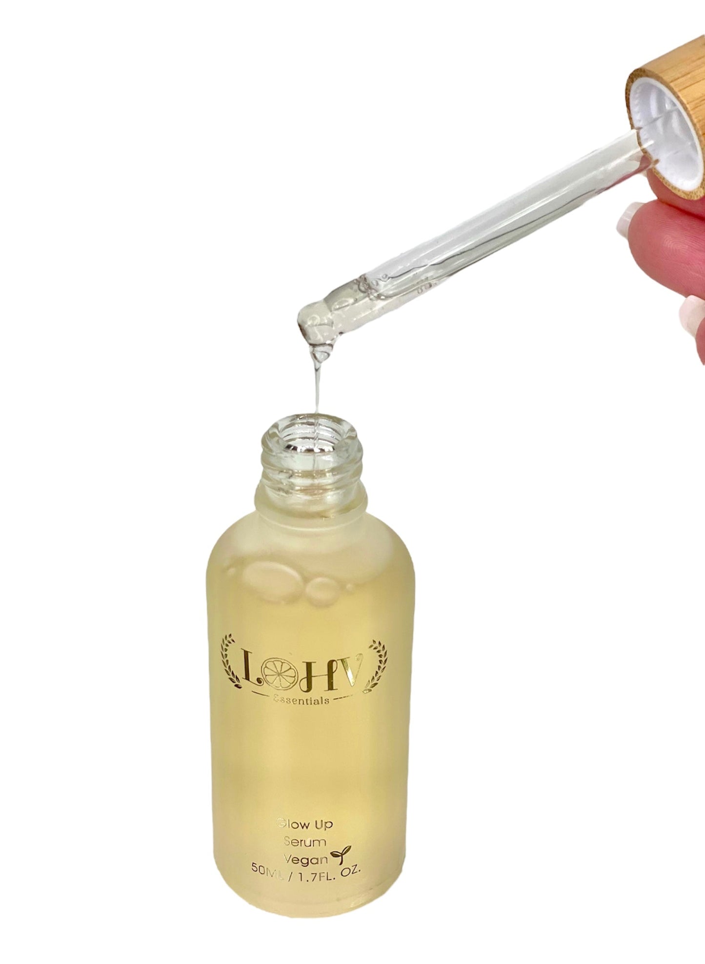 PREMIUM 100% VEGAN GLOW UP Toner Serum With Hyaluronic Acid + Niacinamide + Camellia Leaf + Vitamin E + Rose Water